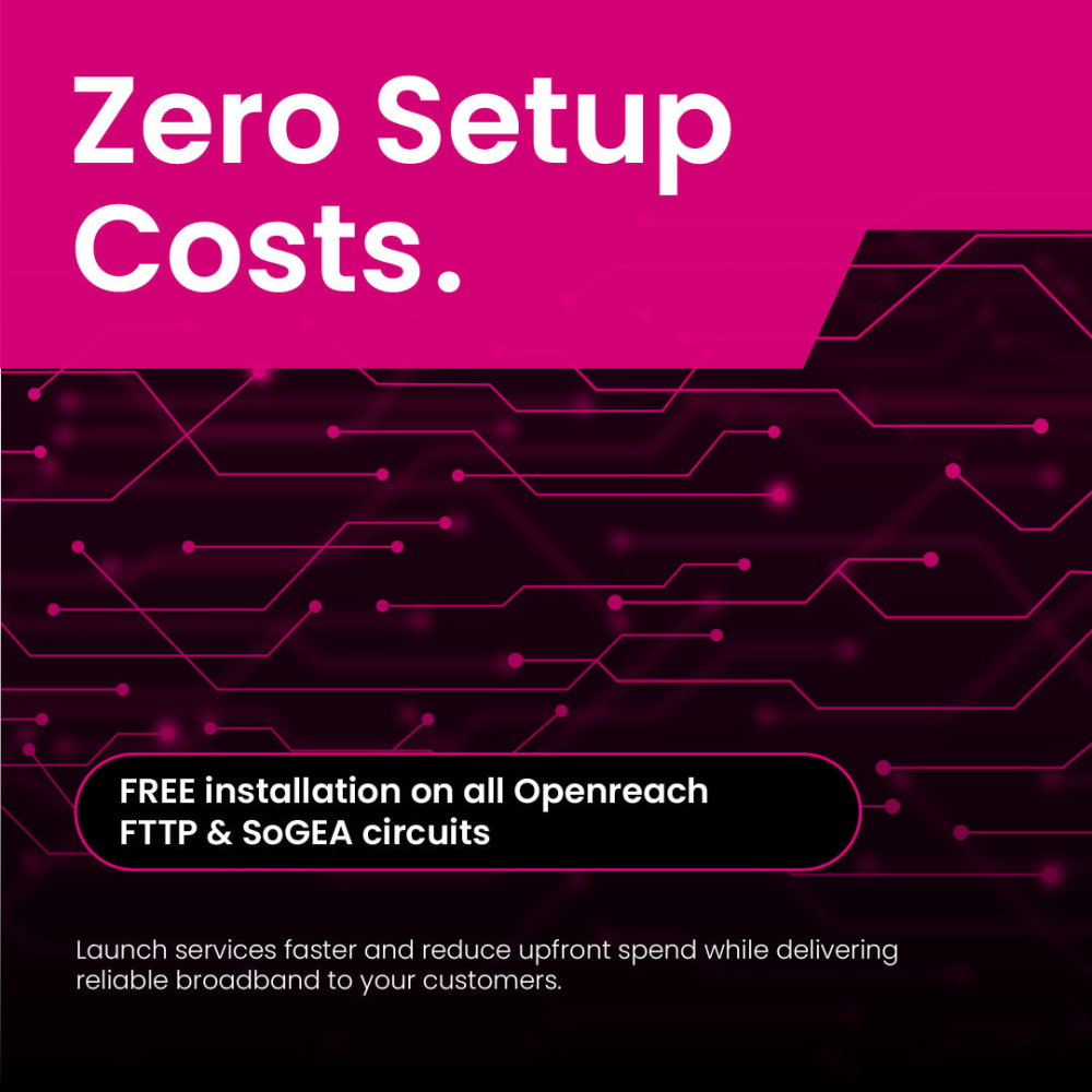 Free installation on Openreach FTTP and SoGEA