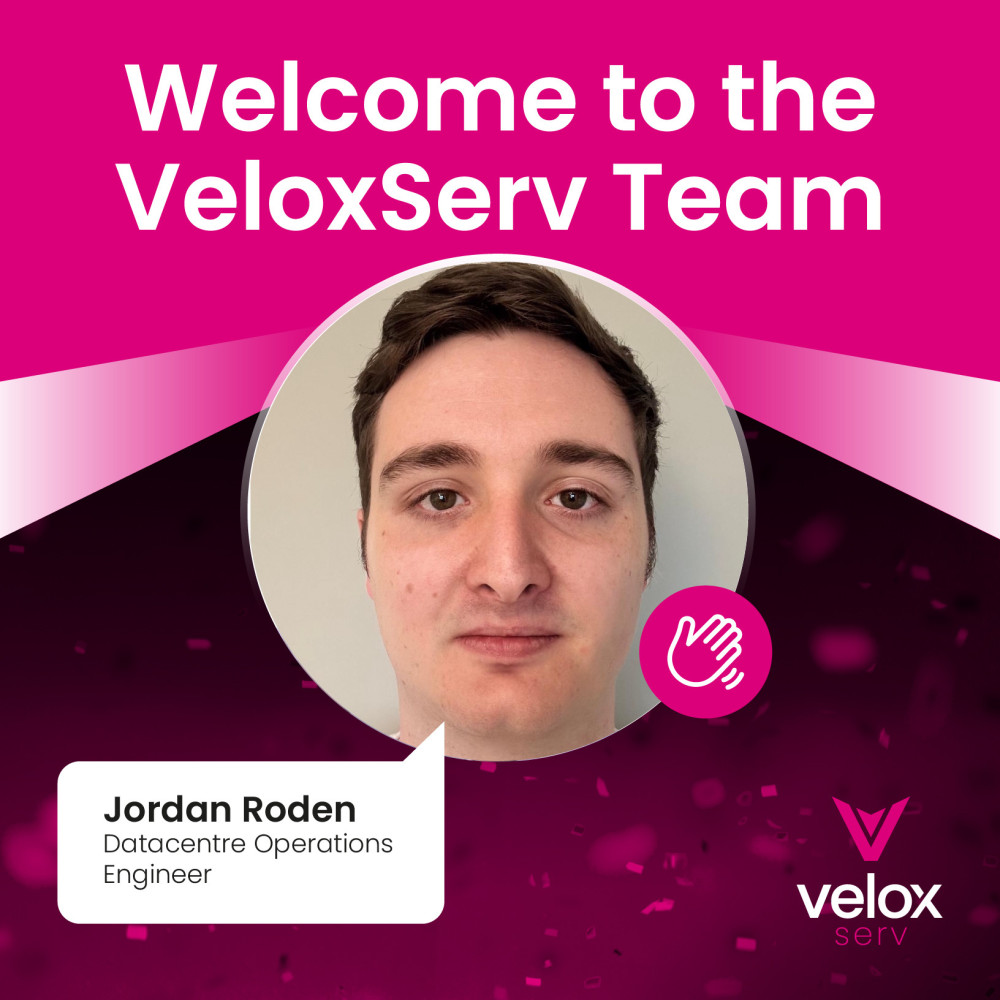 Jordan Roden, VeloxServ Datacentre Engineer