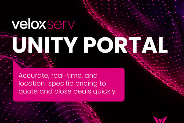 Developments to VeloxServ's Unity Partner Portal