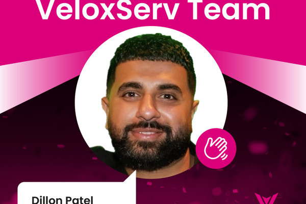 Welcome to a new member of the VeloxServ Team - Dillon Patel